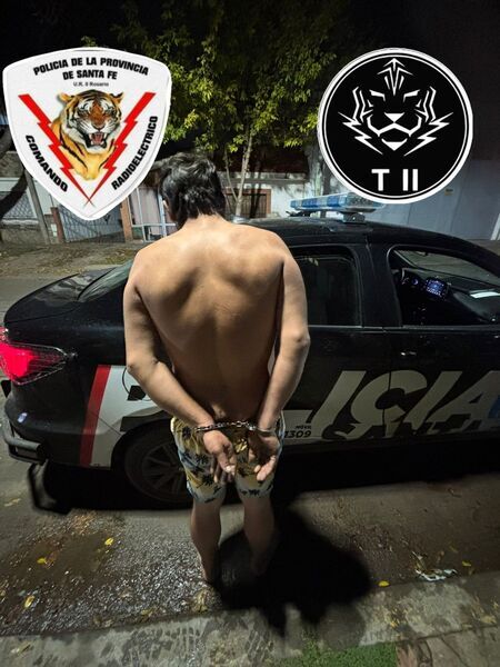 El acusado detenido