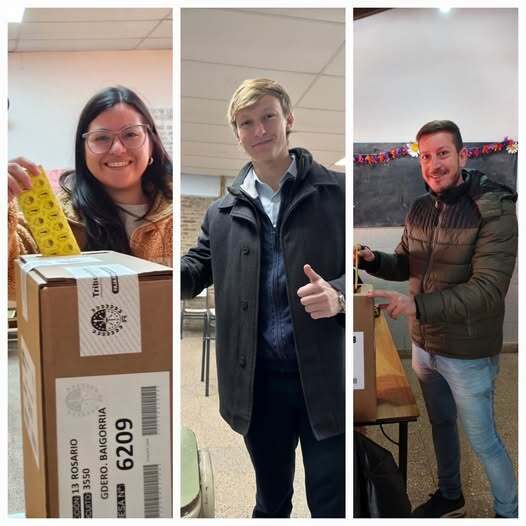 Los tres candidatos elegidos