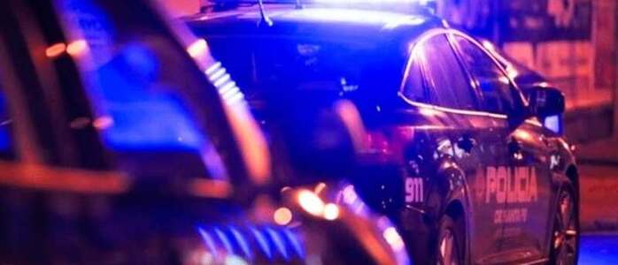 Policia en acción