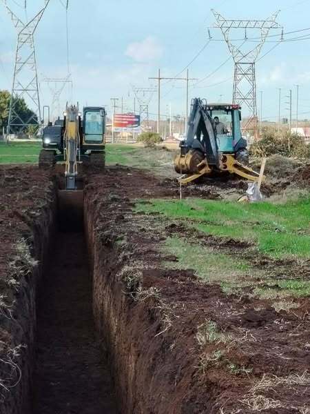 El comienzo de la obra