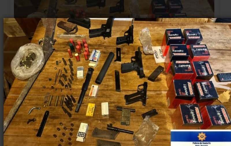 Las armas secuestradas