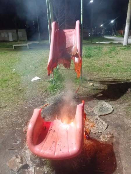 El tobog&aacute;n afectado