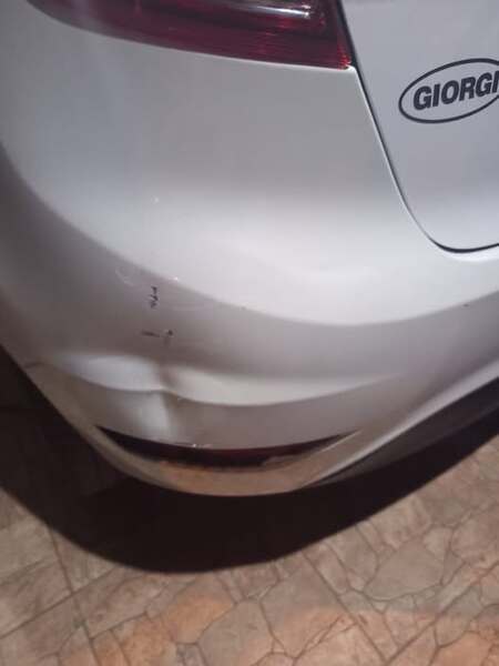 El vehículo siniestrado