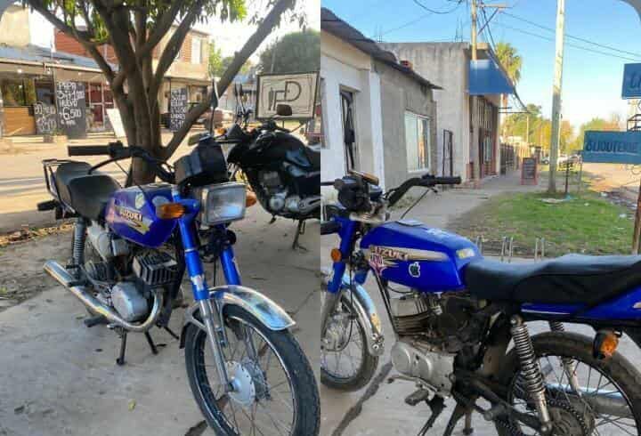 La moto sustraída