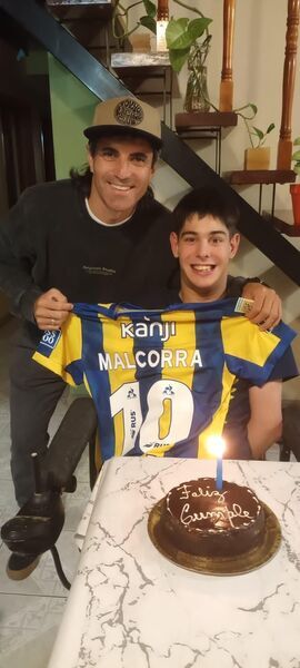 Imagen de Malcorra estuvo en Baigorria para saludar a Leandro Culass