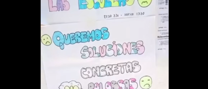 Las pancartas de las protestas