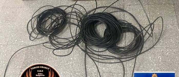 El material secuestrado