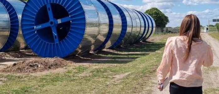 Llegaron cables desde China