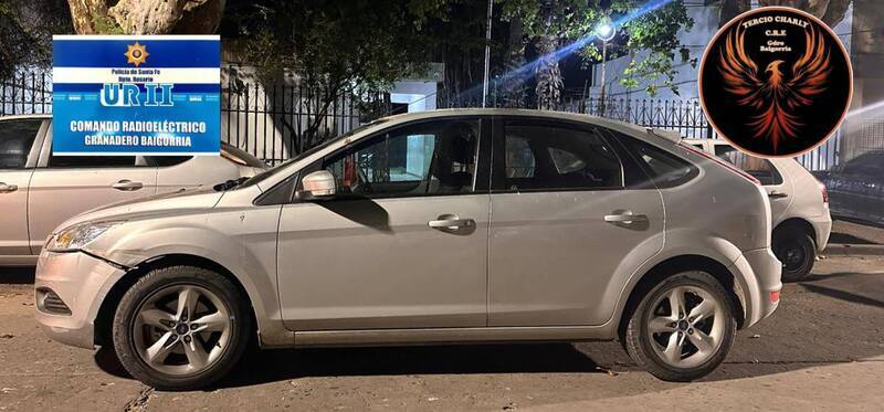 El veh&iacute;culo secuestrado