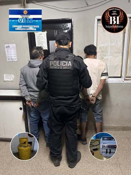 Los detenidos en el cementerio