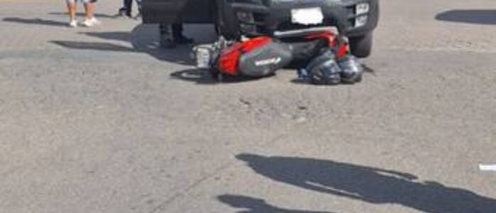 Accidente en barrio San Miguel