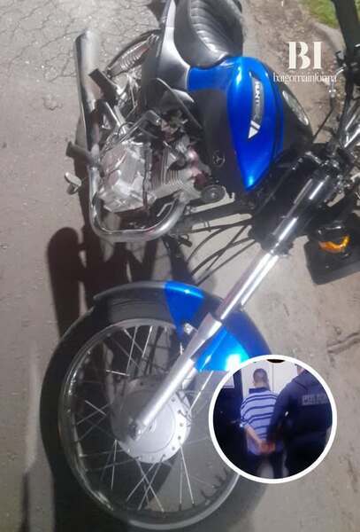 La moto recuperada