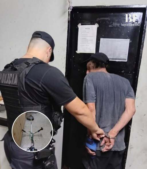 El sujeto detenido