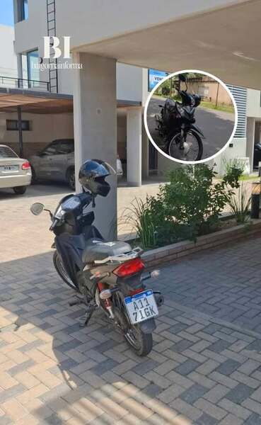 La moto sustra&iacute;da