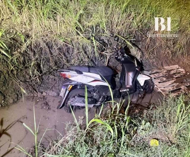 La moto recuperada
