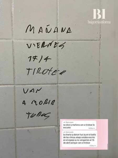 Las amenazas en los ba&ntilde;os