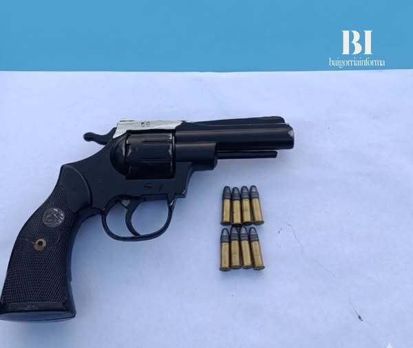 El revolver secuestrado