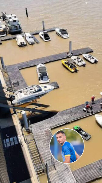 El lugar del accidente