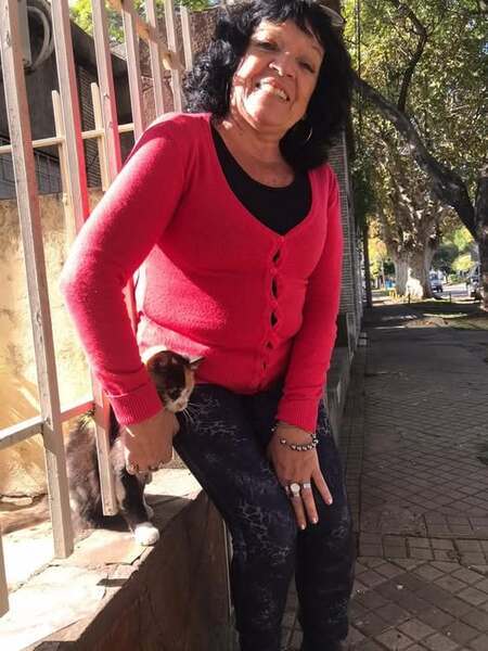 La vecina atacada