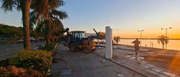 Las obras de la costanera