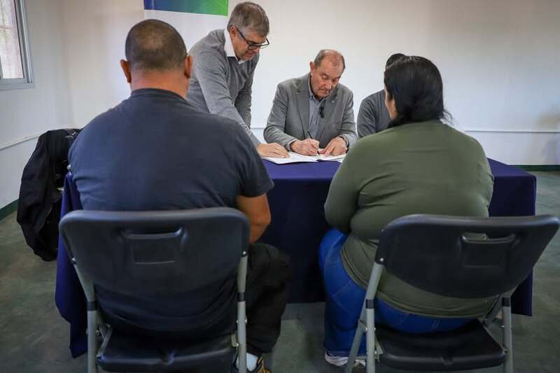 La firma del convenio